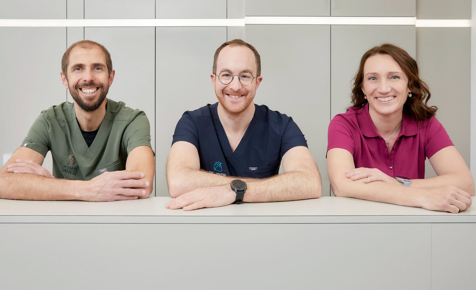 Bild von Dr.in Christine Füreder, Dr. Simone Danese und Dr. Jakob Ebner